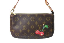 Load image into Gallery viewer, 極美品 LOUIS VUITTON ルイヴィトン モノグラム チェリー ポシェットアクセソワール アクセサリーポーチ 村上隆 M95008 中古 4c070154