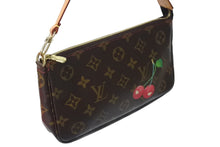 Load image into Gallery viewer, 極美品 LOUIS VUITTON ルイヴィトン モノグラム チェリー ポシェットアクセソワール アクセサリーポーチ 村上隆 M95008 中古 4c070154