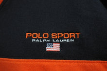 Load image into Gallery viewer, POLO SPORTS ポロスポーツ RALPH LAUREN ラルフローレン ポロシャツ ブラック オレンジ 美品 中古 4c070160