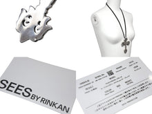 画像をギャラリービューアに読み込む, CHROME HEARTS クロムハーツ ラージフィリグリークロス Wレザーブレイド ネックレス 重量約183.1g 全長約89cm シルバー925 美品 中古 4c070167