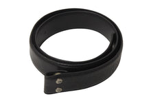 画像をギャラリービューアに読み込む, CHROME HEARTS クロムハーツ 1.5inch スクロールレーベルリベッツ ベルト ストラップ サイズ34 ブラック レザー シルバー925 良品 中古 4c070169