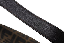 画像をギャラリービューアに読み込む, FENDI フェンディ マンマバケット ワンショルダーバッグ 26424 ズッカ柄 コットンキャンバス レザー シルバー金具 美品 中古 4c070174