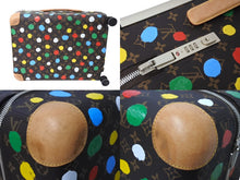 Load image into Gallery viewer, LOUIS VUITTON ルイヴィトン ホライゾン55 スーツケース キャリーバッグ M10118 モノグラム ドット 草間彌生 PVC レザー 美品 中古 4c070175