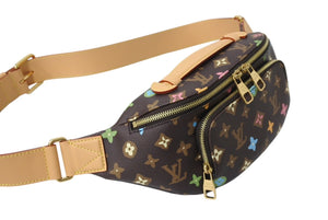 新品未使用 LOUIS VUITTON ルイヴィトン ラッシュ バムバッグ ウエストバッグ M24858 モノグラム クラギー PVC レザー 中古 4c070178