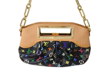 Load image into Gallery viewer, 極美品 LOUIS VUITTON ルイヴィトン ジュディPM ワンショルダーバッグ M40258 PVC ヌメ革 モノグラム マルチカラー 村上隆 中古 4c070182