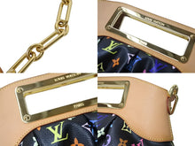 Load image into Gallery viewer, 極美品 LOUIS VUITTON ルイヴィトン ジュディPM ワンショルダーバッグ M40258 PVC ヌメ革 モノグラム マルチカラー 村上隆 中古 4c070182