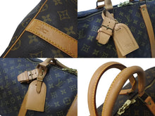 画像をギャラリービューアに読み込む, LOUIS VUITTON ルイヴィトン モノグラム キーポル55 ボストンバッグ M41414 ブラウン ロゴ ゴールド金具 美品 中古 4c070188