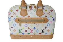 Load image into Gallery viewer, 極美品 LOUIS VUITTON ルイヴィトン 村上隆 ハンドバッグ アルマ M92647 モノグラムマルチ ホワイト 中古 4c070192