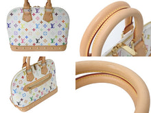 Load image into Gallery viewer, 極美品 LOUIS VUITTON ルイヴィトン 村上隆 ハンドバッグ アルマ M92647 モノグラムマルチ ホワイト 中古 4c070192