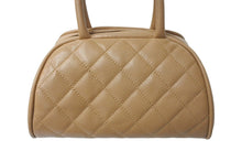 画像をギャラリービューアに読み込む, 極美品 CHANEL シャネル マトラッセ ハンドバッグ ミニボストン型バッグ ココマーク 11番台 キャビアスキン ベージュ 中古 4c07019