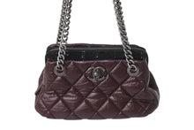 画像をギャラリービューアに読み込む, 極美品 CHANEL シャネル マトラッセ ココマーク 2way ハンドバッグ チェーンショルダーバッグ 18番台 ワインレッド ブラック 中古 4c070197