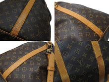 画像をギャラリービューアに読み込む, LOUIS VUITTON ルイヴィトン モノグラム キーポル55 ボストンバッグ ブラウン ロゴ ゴールド金具 M41414 美品 中古 4c070198