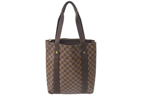 極美品 LOUIS VUITTON ルイヴィトン カバボブール トートバッグ N52006 ダミエ ブラウン 中古 4c070207