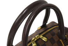 画像をギャラリービューアに読み込む, 極美品 LOUIS VUITTON ルイヴィトン リベラMM ハンドバッグ N41434 ダミエ キャンバス レザー ゴールド金具 中古 4c070208