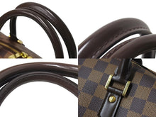 画像をギャラリービューアに読み込む, 極美品 LOUIS VUITTON ルイヴィトン リベラMM ハンドバッグ N41434 ダミエ キャンバス レザー ゴールド金具 中古 4c070208