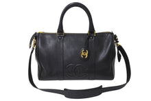 画像をギャラリービューアに読み込む, 極美品 CHANEL シャネル ボストンバッグ キャビアスキン 4番台 ゴールド金具 2WAY ココマーク 中古 4c070215