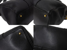 画像をギャラリービューアに読み込む, 極美品 CHANEL シャネル ボストンバッグ キャビアスキン 4番台 ゴールド金具 2WAY ココマーク 中古 4c070215