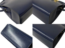 Load image into Gallery viewer, HERMES エルメス ショルダーバッグ ケリースポーツPM ○Y刻印 ブルー系 ゴールド ボックスカーフ 美品 中古 4c070216