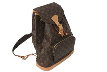 画像をギャラリービューアに読み込む, 極美品 LOUIS VUITTON ルイヴィトン モンスリGM バックパック リュックサック モノグラム M51135 中古 4c070223