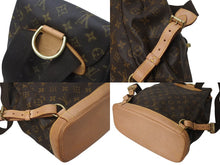 画像をギャラリービューアに読み込む, 極美品 LOUIS VUITTON ルイヴィトン モンスリGM バックパック リュックサック モノグラム M51135 中古 4c070223