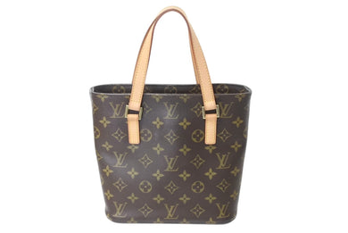 極美品 LOUIS VUITTON ルイヴィトン ヴァヴァンPM ハンドバッグ M51172 モノグラム ブラウン PVC レザー 中古 4c070224