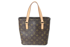 極美品 LOUIS VUITTON ルイヴィトン ヴァヴァンPM ハンドバッグ M51172 モノグラム ブラウン PVC レザー 中古 4c070224