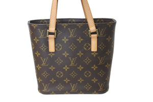 極美品 LOUIS VUITTON ルイヴィトン ヴァヴァンPM ハンドバッグ M51172 モノグラム ブラウン PVC レザー 中古 4c070224