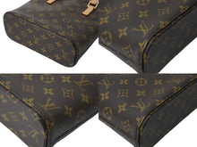 画像をギャラリービューアに読み込む, 極美品 LOUIS VUITTON ルイヴィトン ヴァヴァンPM ハンドバッグ M51172 モノグラム ブラウン PVC レザー 中古 4c070224