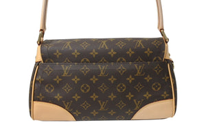 新品同様 LOUIS VUITTON ルイヴィトン モノグラム ビバリーMM ショルダーバッグ M40121 モノグラム ゴールド金具 美品 中古 4c070236