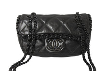 画像をギャラリービューアに読み込む, 極美品 CHANEL シャネル ミニチェーンショルダーバッグ ココマーク SS 2010 14番台 ラムスキン グレー ガンメタ金具 中古 4c070240