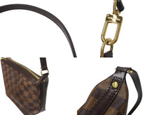 画像をギャラリービューアに読み込む, LOUIS VUITTON ルイヴィトン ショルダーバッグ N51996 ダミエ エベヌ イロヴォPM PVC レザー ブラウン 美品 中古 4c070248