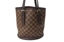 画像をギャラリービューアに読み込む, LOUIS VUITTON ルイヴィトン ハンドバッグ マレ バケツバッグ M42240 ダミエ ブラウン 中古 4c070249