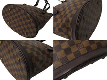 画像をギャラリービューアに読み込む, LOUIS VUITTON ルイヴィトン ハンドバッグ マレ バケツバッグ M42240 ダミエ ブラウン 中古 4c070249