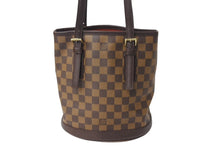 Load image into Gallery viewer, LOUIS VUITTON ルイヴィトン ハンドバッグ マレ バケツバッグ M42240 ダミエ ブラウン 中古 4c070250