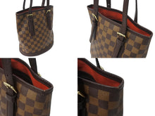 Load image into Gallery viewer, LOUIS VUITTON ルイヴィトン ハンドバッグ マレ バケツバッグ M42240 ダミエ ブラウン 中古 4c070250