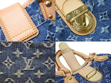 画像をギャラリービューアに読み込む, 極美品 LOUIS VUITTON ルイヴィトン モノグラムデニム プリ―ティ ハンドバッグ ブルー ゴールド金具 M95020 中古 4c070257