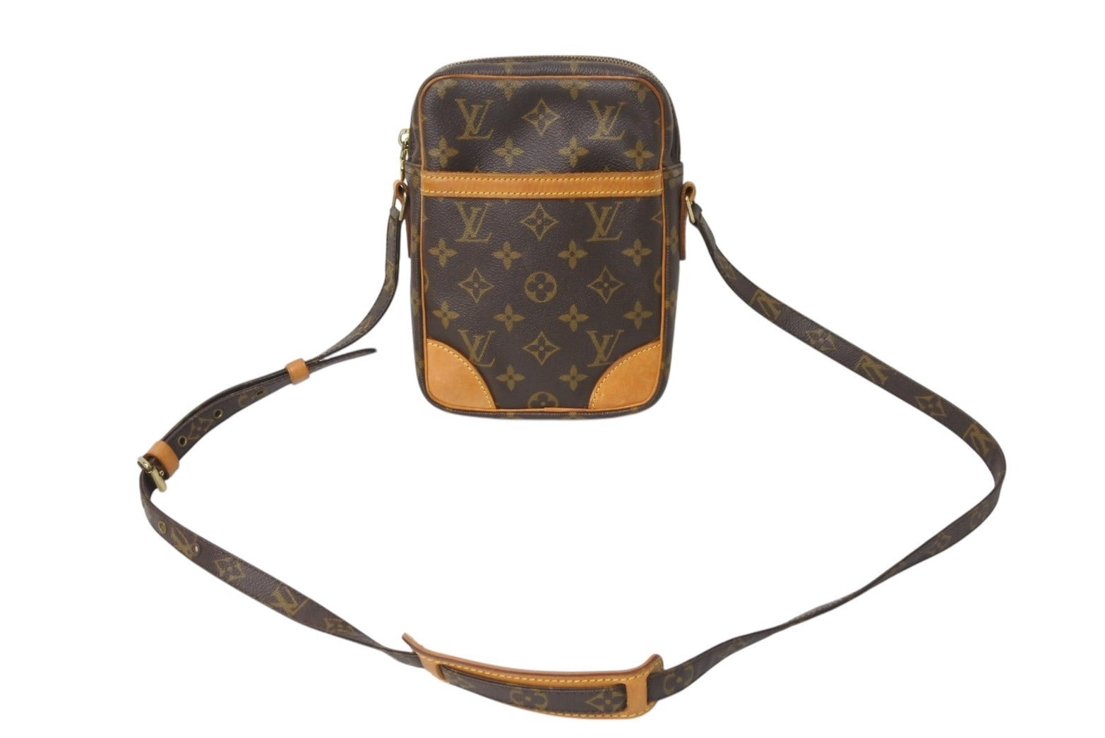 LOUIS VUITTON ルイヴィトン モノグラム ダヌーブ ショルダーバッグ M45266 ゴールド金具 ロゴ 良品 中古 4c070259 –  Casanova Vintage