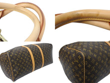 Load image into Gallery viewer, LOUIS VUITTON ルイヴィトン モノグラム キーポル55 ボストンバッグ ブラウン ロゴ ゴールド金具 M41414 美品 中古 4c070260