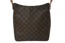 Load image into Gallery viewer, LOUIS VUITTON ルイヴィトン ルーピングGM ハンドバッグ モノグラム M51145 MI0070 ブラウン ゴールド金具 美品 中古 4c070261