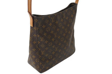 Load image into Gallery viewer, LOUIS VUITTON ルイヴィトン ルーピングGM ハンドバッグ モノグラム M51145 MI0070 ブラウン ゴールド金具 美品 中古 4c070261