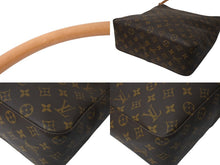 Load image into Gallery viewer, LOUIS VUITTON ルイヴィトン ルーピングGM ハンドバッグ モノグラム M51145 MI0070 ブラウン ゴールド金具 美品 中古 4c070261