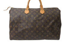 画像をギャラリービューアに読み込む, LOUIS VUITTON ルイヴィトン スピーディ40 ハンドバッグ M41522 モノグラム PVCコーティング ブラウン 美品 中古 4c070262