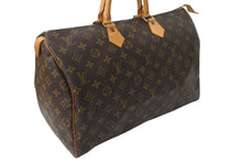 画像をギャラリービューアに読み込む, LOUIS VUITTON ルイヴィトン スピーディ40 ハンドバッグ M41522 モノグラム PVCコーティング ブラウン 美品 中古 4c070262
