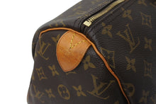 画像をギャラリービューアに読み込む, LOUIS VUITTON ルイヴィトン スピーディ40 ハンドバッグ M41522 モノグラム PVCコーティング ブラウン 美品 中古 4c070262
