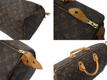 画像をギャラリービューアに読み込む, LOUIS VUITTON ルイヴィトン スピーディ40 ハンドバッグ M41522 モノグラム PVCコーティング ブラウン 美品 中古 4c070262