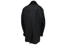 画像をギャラリービューアに読み込む, CHROME HEARTS クロムハーツ RNCH SHRLNG VJ ムートンコート サイズM ラムレザー クロスボールボタン シルバー925 美品 中古 4c070272