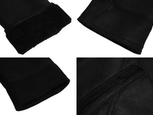 画像をギャラリービューアに読み込む, CHROME HEARTS クロムハーツ RNCH SHRLNG VJ ムートンコート サイズM ラムレザー クロスボールボタン シルバー925 美品 中古 4c070272