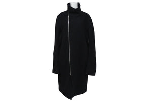 極美品 RickOwens リックオウエンス TUBEWAY COAT チューブウェイコート RU15F7972-N SPHINX期 15AW ブラック ウール 中古 4c070274