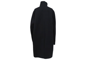 極美品 RickOwens リックオウエンス TUBEWAY COAT チューブウェイコート RU15F7972-N SPHINX期 15AW ブラック ウール 中古 4c070274