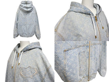 Load image into Gallery viewer, LOUIS VUITTON ルイヴィトン × NBA コラボ ジップスルーフーディ ブルゾン ジャケット 54 パーカー RM212 UZD HLA01W 美品 中古 4c070283